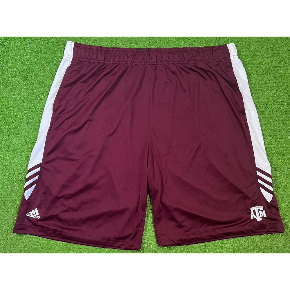 Texas A&M Team Issue Shorts 4XL Aggie Football Training Short Maroon Pocket
